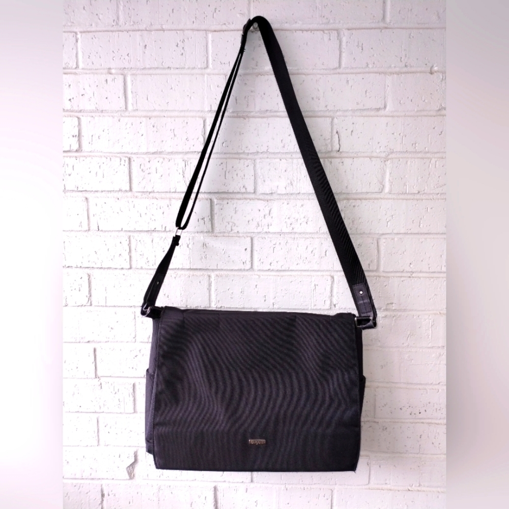 Bugatti Nylon Crossbody Messenger Bag with Adjustable Straps